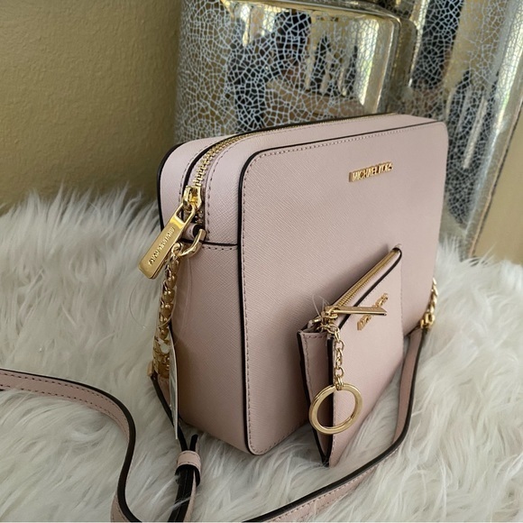 New Michael Kors jet set LG crossbody bag & coin pouch with ID wallet - Picture 7 of 16